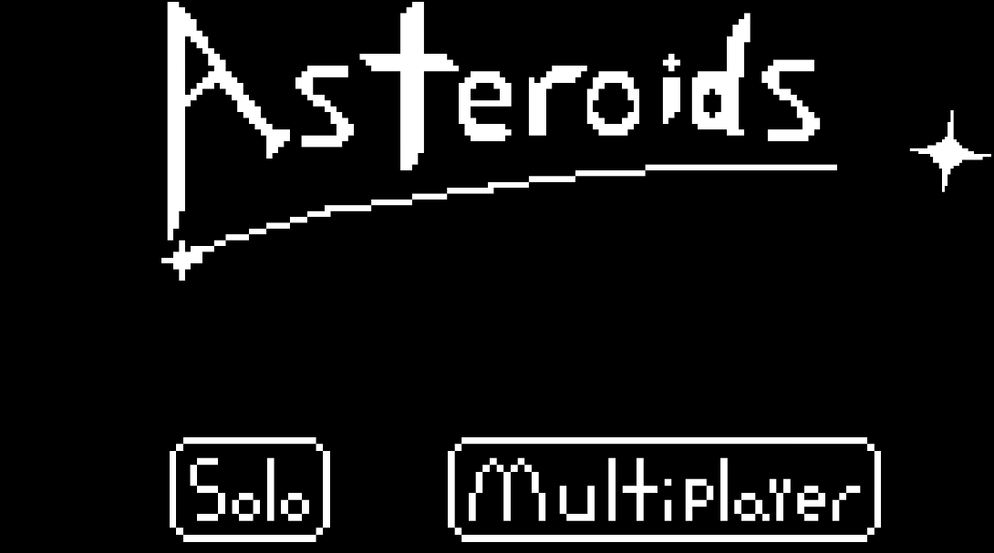 Asteroids Title Screen